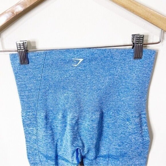 Gymshark Blueberry Marl High Waisted Seamless Crop Leggings Size XS - Picture 3 of 5